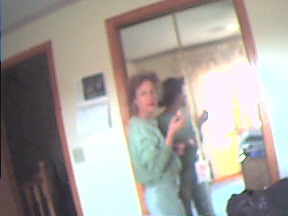 That's me! Getting ready to go out shopping.